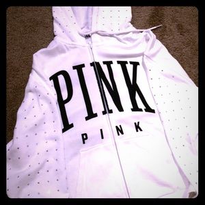 PINK BLING HOODIE
